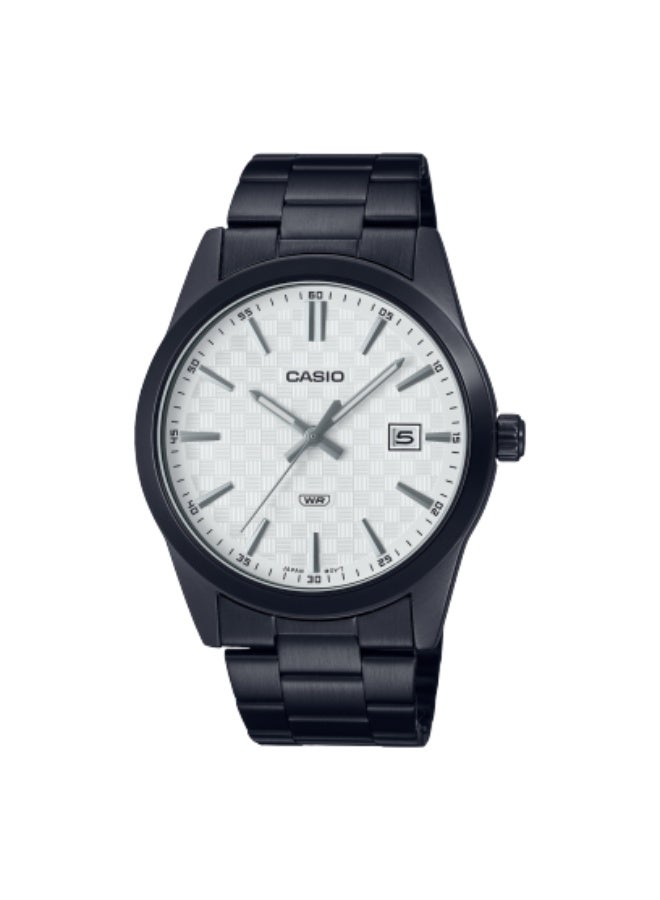Casio General Line Watch: White MTP-VD03B-7AUDF